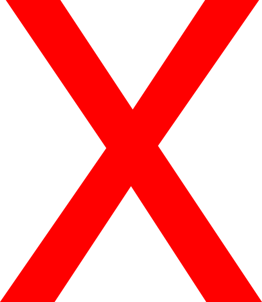 X Transparent Background Download - Victor Signal Flag (516x593)