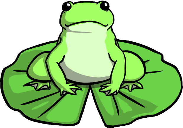 Frog On Lily Pad Drawing Clipart Panda Free Clipart - Frog On Lily Pad Drawing (683x458)