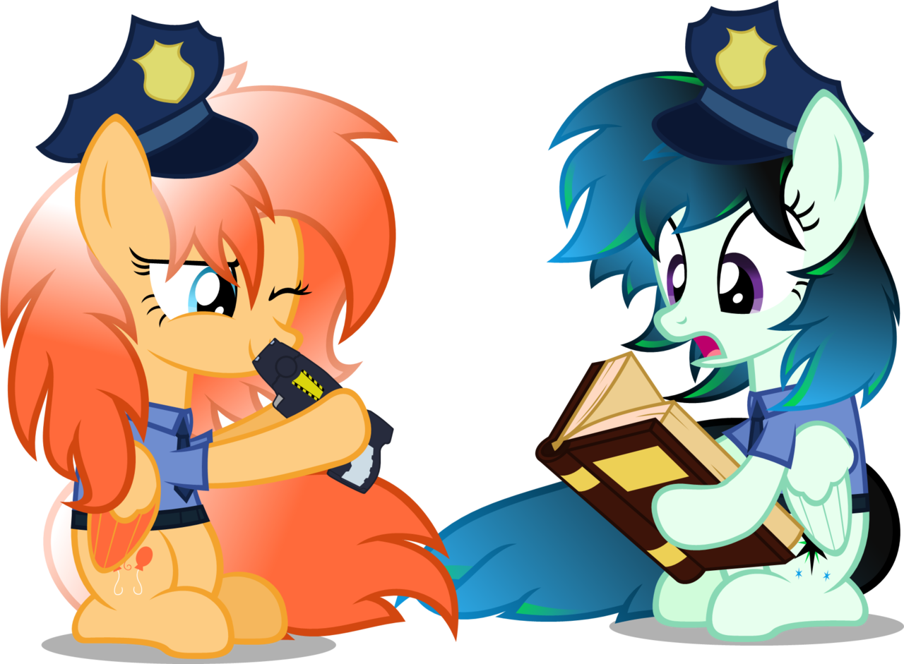 Police Ponies By Zacatron94 - My Little Pony Police (1280x941)