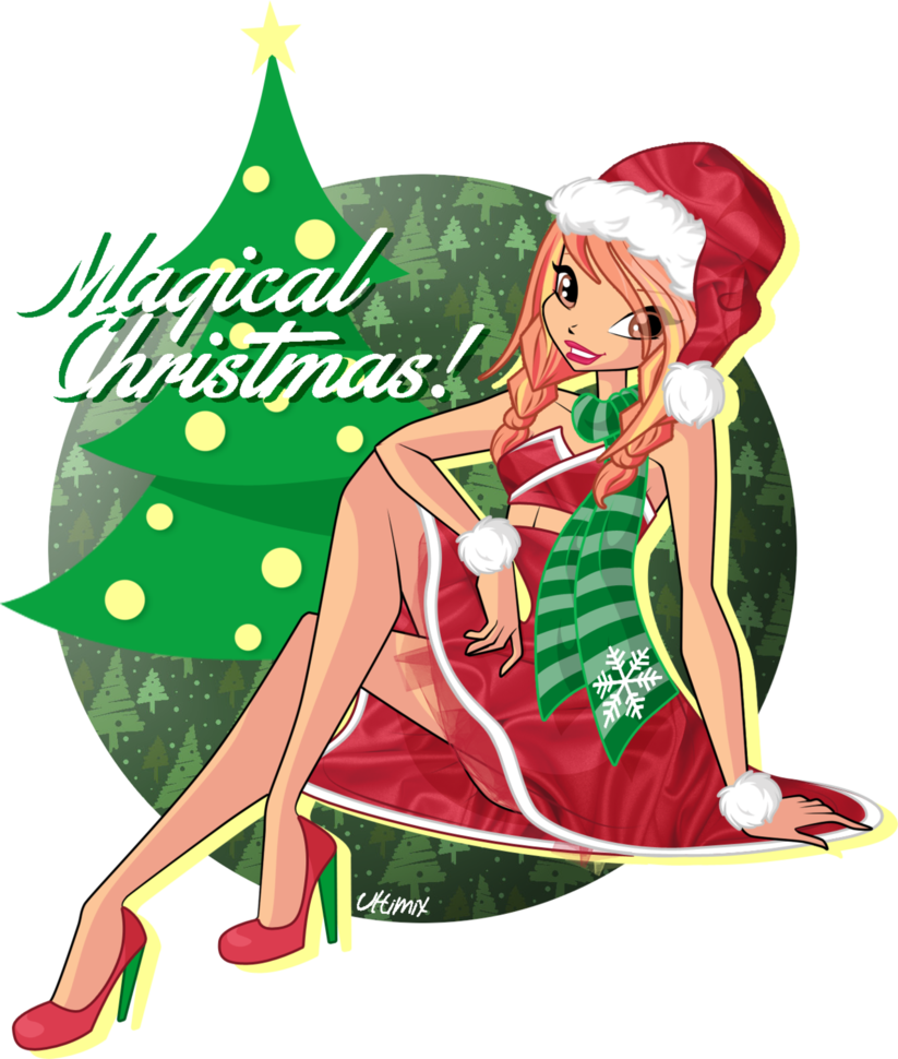 I Wish You A Magical Christmas By Ultimix - Illustration (823x970)