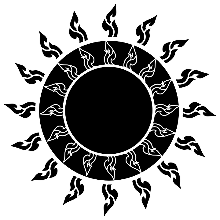 Black And White Sun Clipart 21, - Thailand Art (749x750)