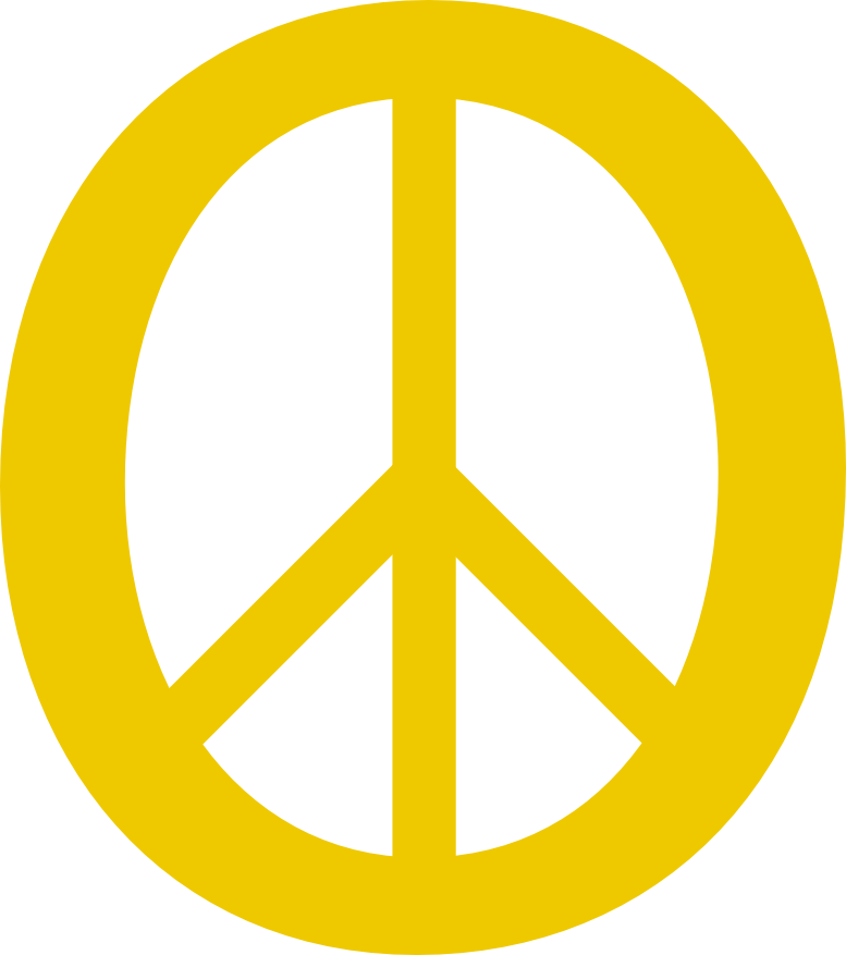 Scalable Vector Graphics Peacesymbol - Symbol Of Peace And Love (777x877)