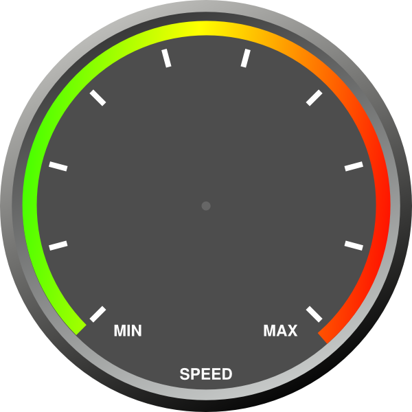 Big, Met, Oee Clip Art - Speedometer Icon (600x600)