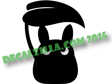 My Neighbor Totoro Silhouette With Leaf Decal Sticker - My Neighbor Totoro (460x369)