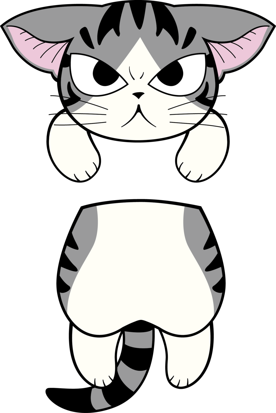 Catscat - Totoro - Chi's Sweet Home Png (900x1349)
