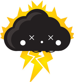 Vale O Clique - Sweet Lightning Sticker (oval) (400x363)
