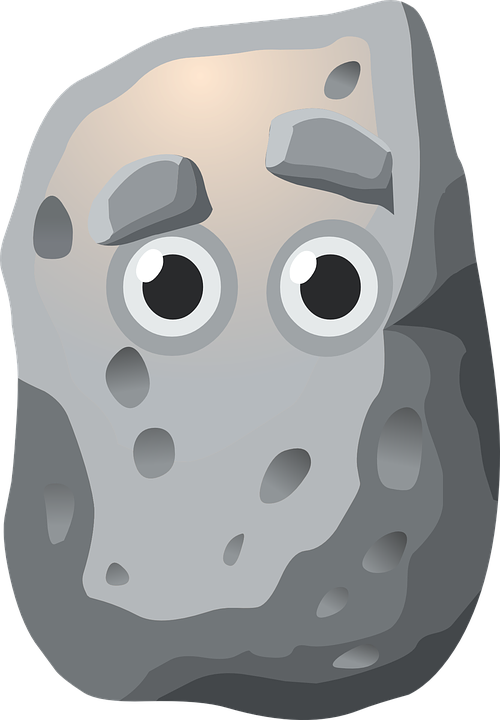 Grey Sun Cliparts 28, - Pet Rock Clipart Free (500x720)