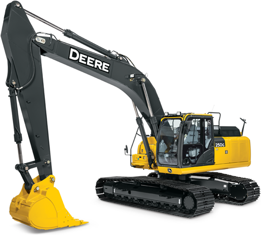 Excovator Clipart John Deere - John Deere 250 G (642x462)