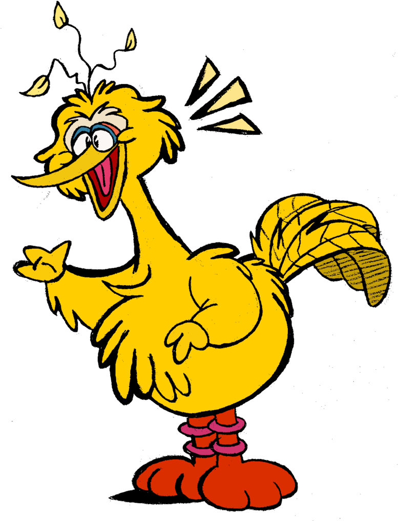 A Simple Big Bird By Eeyorbstudios - Big Bird Art (777x1029)