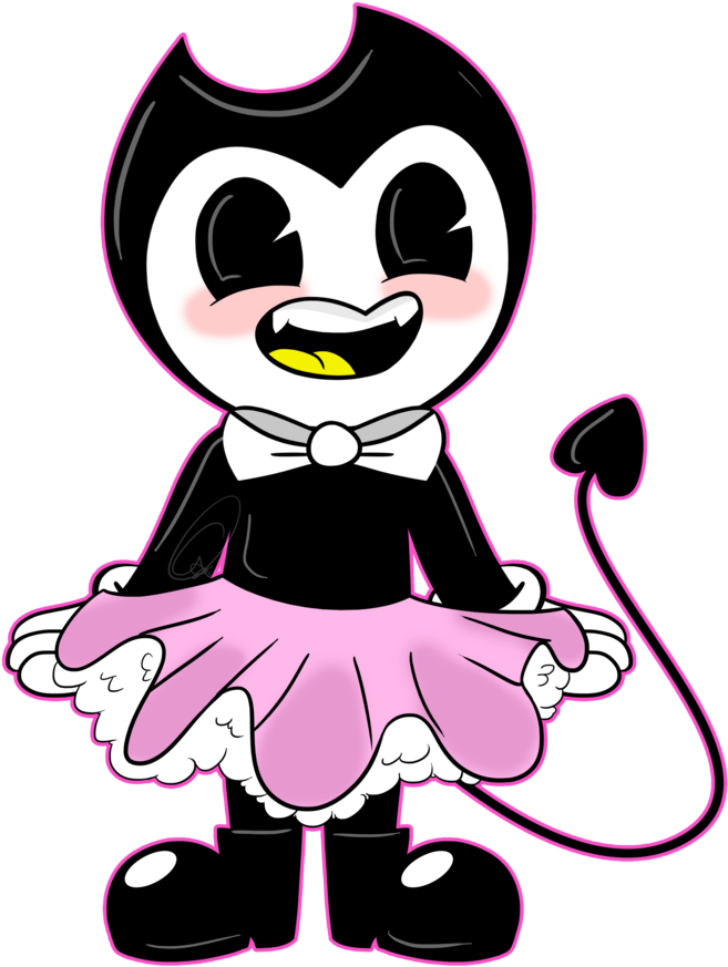 Bendy In A Tutu By Galacticgizmo - Bendy In A Tutu (894x894)