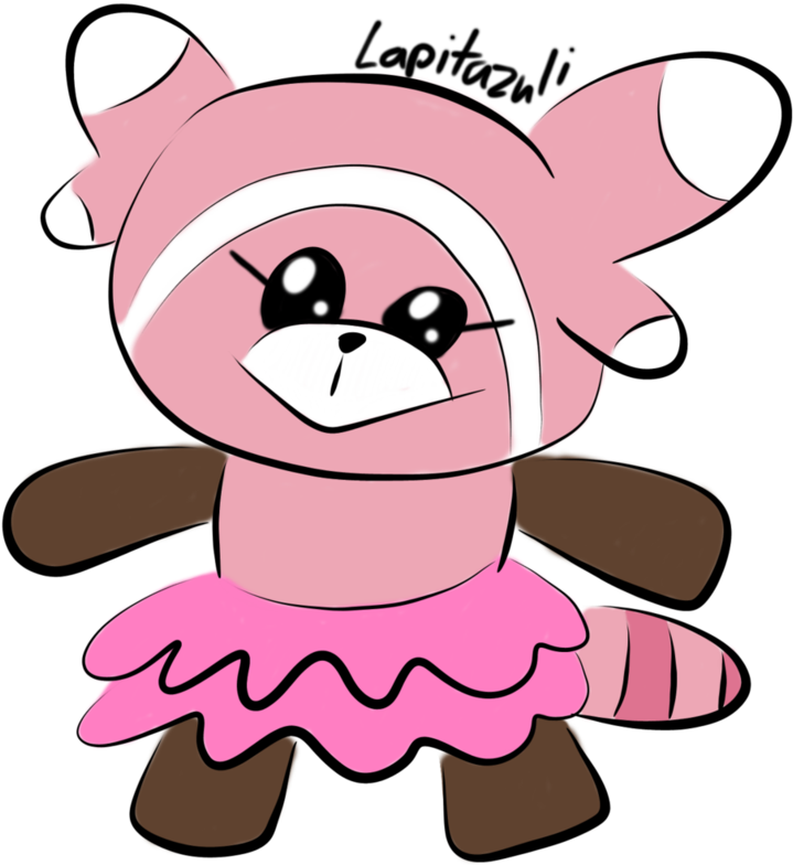 Stufful Wearing A Tutu By Lapitazuli - Cartoon (815x980)