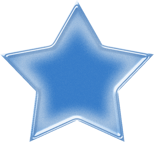 Blue Star Cliparts - Clip Art Star Blue (500x464)