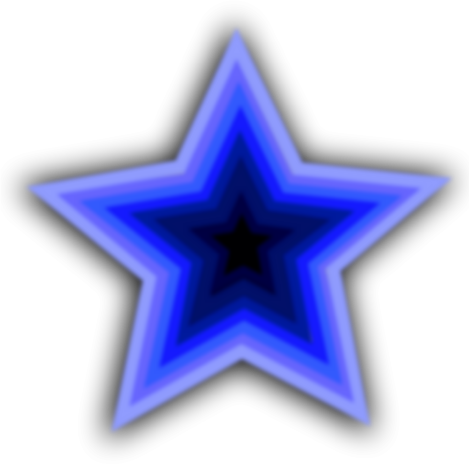 Star Clipart Images Uk - Blue Stars (958x958)
