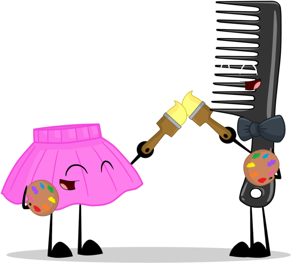 Tutu And Comb By Carol2015 - Bfdi Comb (939x851)
