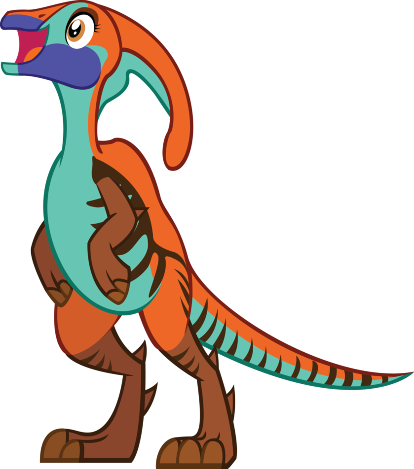 Parasaurolophus Vector By Smcho1014 - Parasaurolophus My Little Pony (839x952)