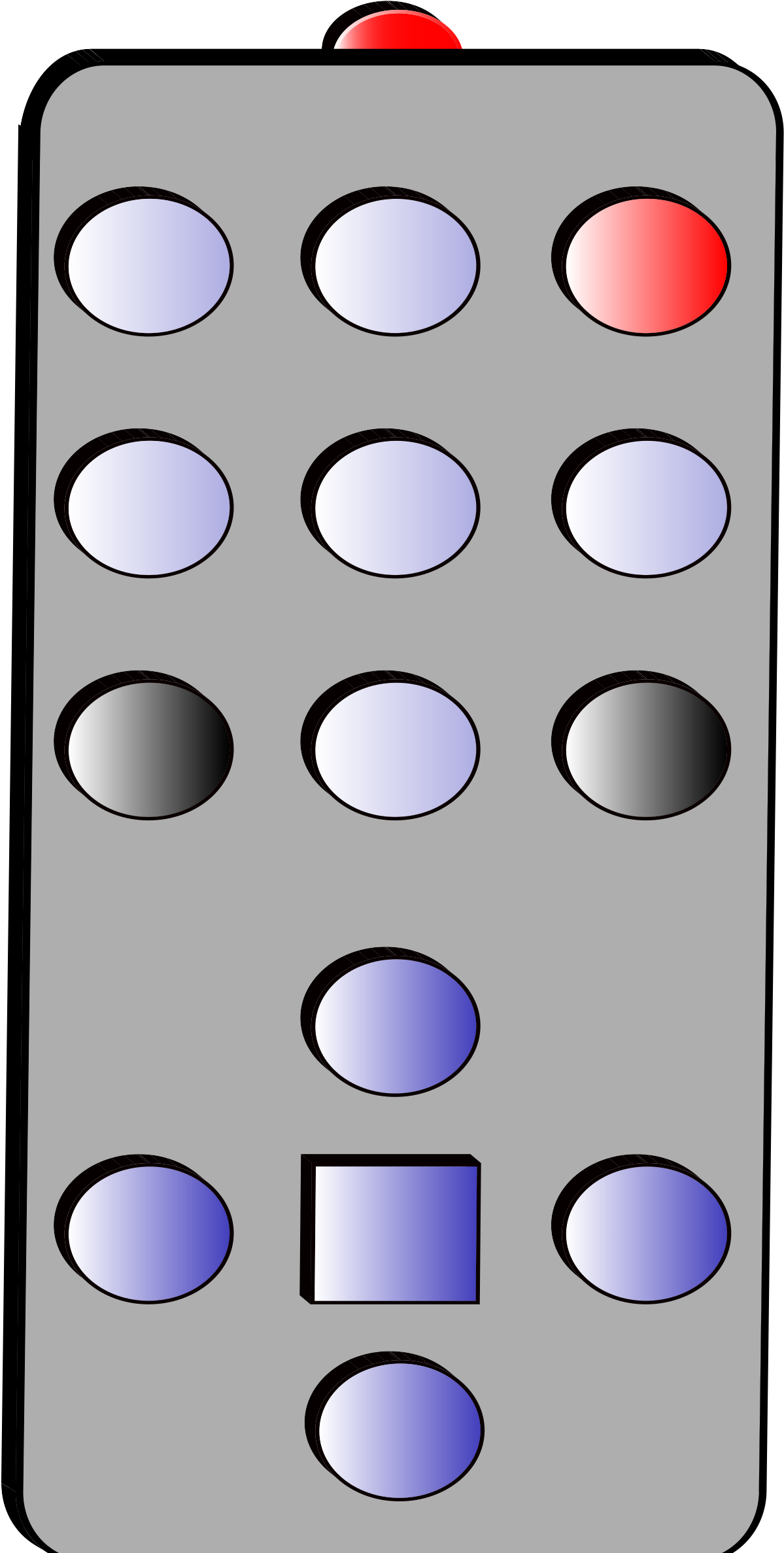 Remote Control - Remote Control Clipart Transparent (2549x2400)