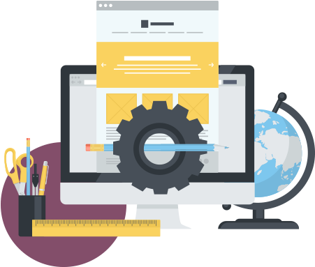 Web Designer - Обслуживание Сайта Png (460x580)