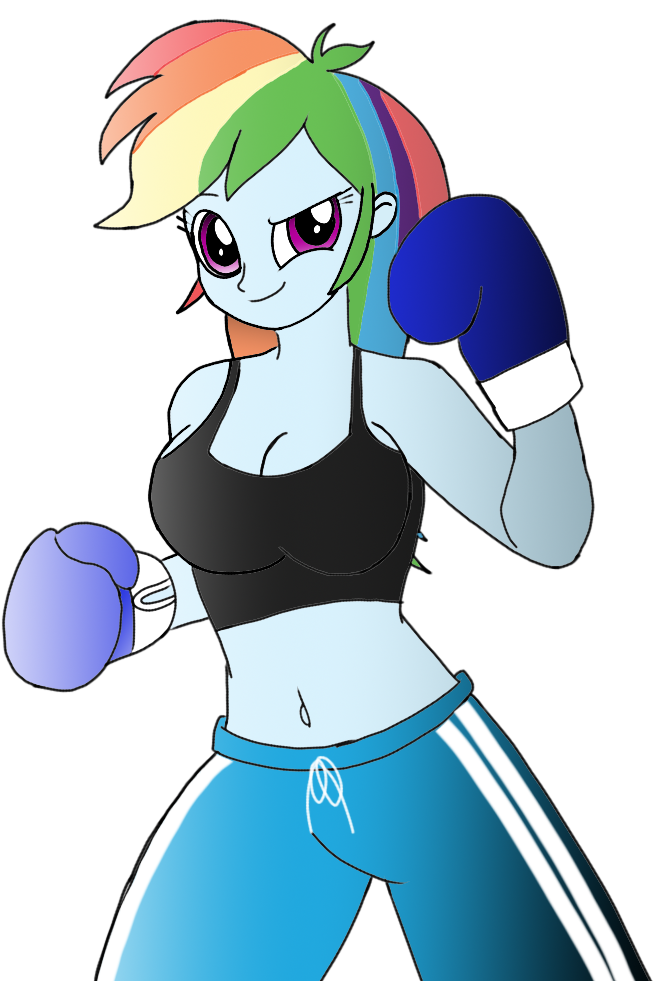 Toyminator900, Belly Button, Boxing, Boxing Gloves, - Cartoon (788x1013)