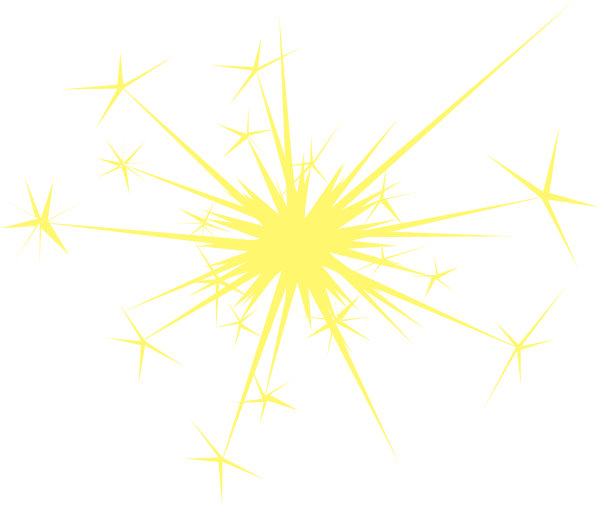 Sparkles Clipart Firework - Sparkle Clip Art (600x506)