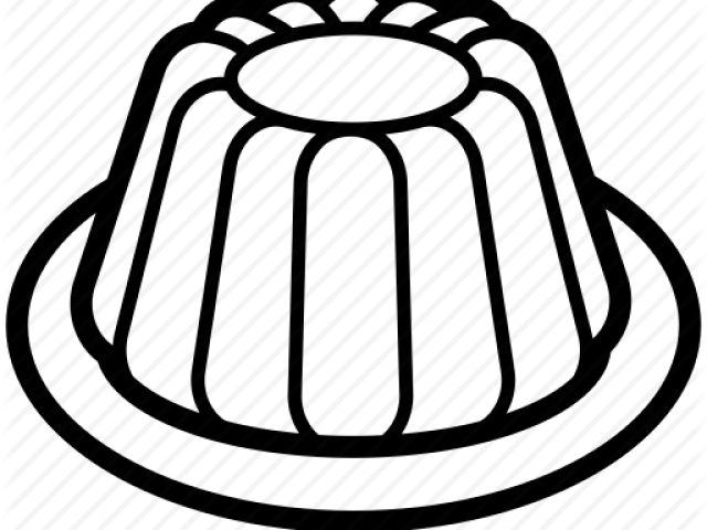 Jelly Clipart Drawing - Line Art (640x480)