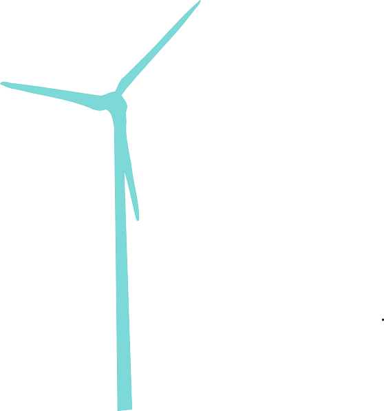 Wind Turbine Clipart Transparent - Wind Turbine Clip Art (558x597)