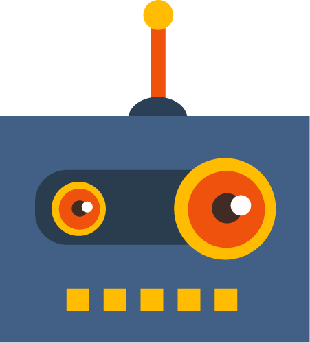 Are You A Robot - Robot (451x500)