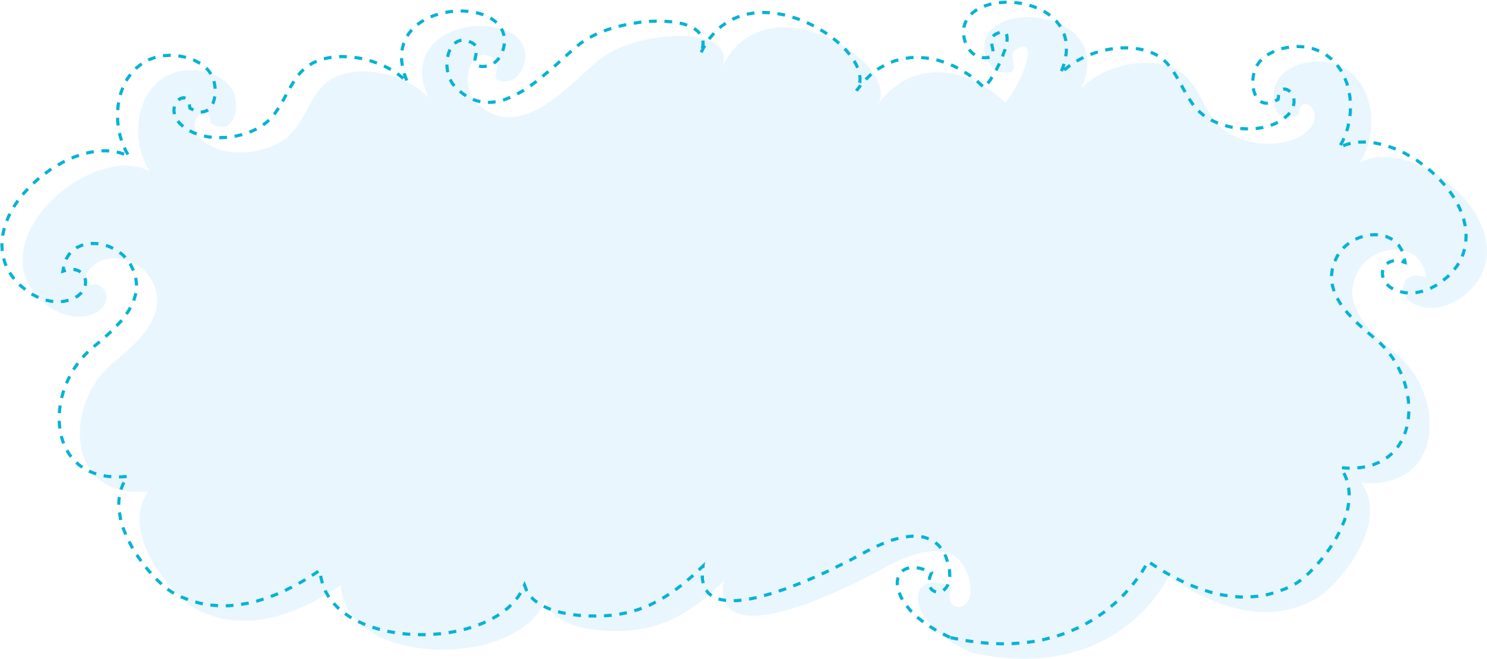 Clouds Clipart Blue - Clouds Clipart Blue (2163x959)