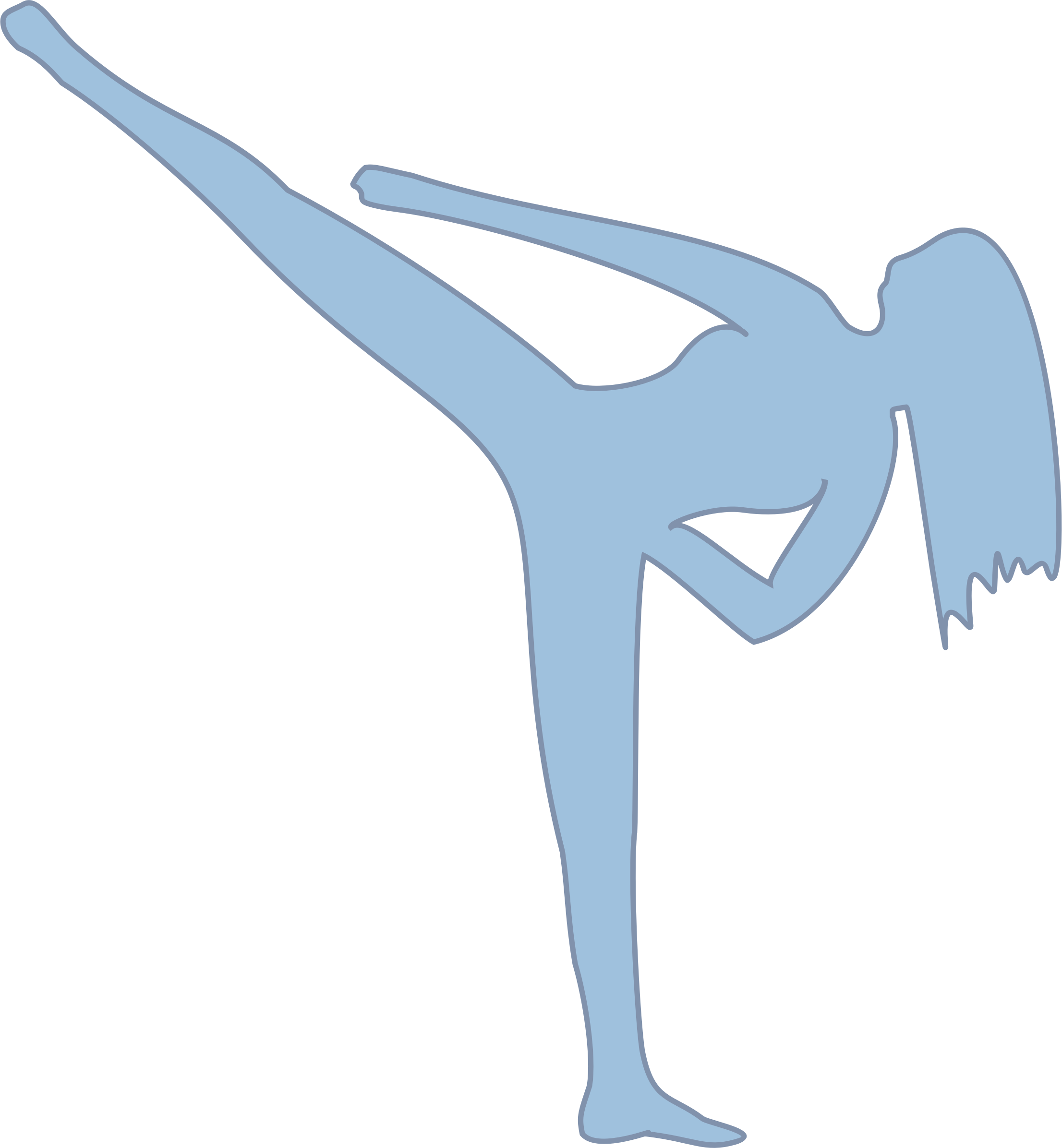 Sidekick Clipart - Side Kick Clip Art (2212x2392)