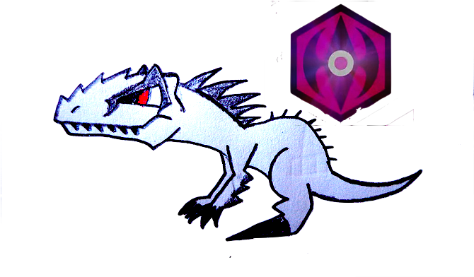 I-rex Dk Chibi By Shadowstyle143 - Dinosaur King Indominus Rex (670x392)