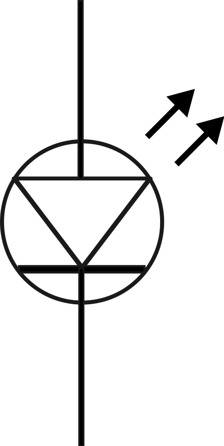How To Set Use Led Svg Vector - Light Emitting Diode Symbol (452x900)