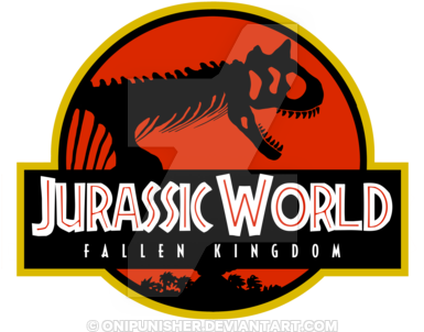 Hodarinundu 73 64 Logo Jurassic World Fallen Kingdom - Jurassic Park Logo Movie Dinosaur 24x18 Print Poster (400x320)