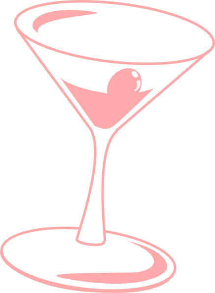 Cosmo Clip Art At Clker - Happy Hour Clip Art (438x596)
