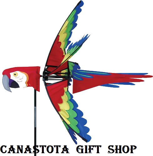 27" Scarlet Macaw Bird Spinners Upc - Premier Designs Pd25005 Scarlet Macaw Spinner (500x500)