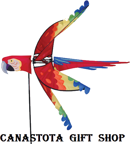 39" Scarlet Macaw Bird Spinners Upc - Premier Designs Scarlet Macaw Spinner (500x500)