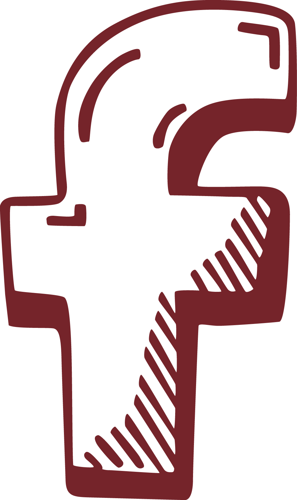 In The News - Facebook Logo Hand Drawn (980x1650)