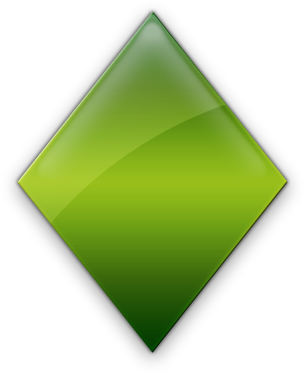 Blue Diamond Shape Clip Art - Green Diamond Shape Png (420x420)