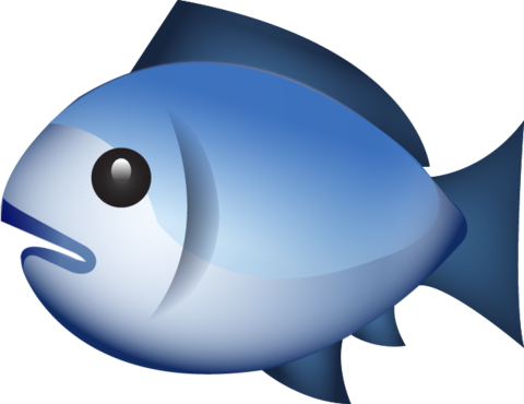 Fish Emoji - Fish Emoji Png (480x370)