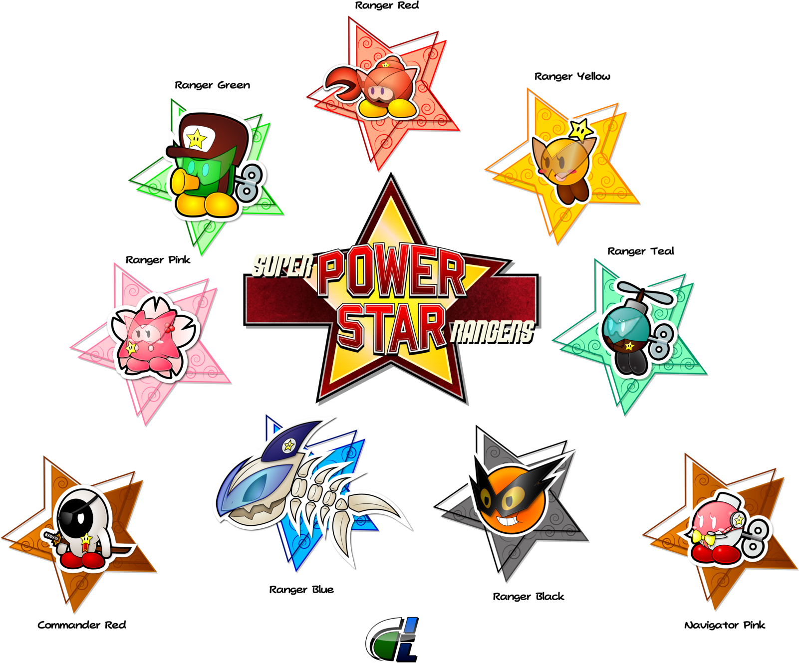 Paper Mario - Paper Mario Star Power (1600x1341)