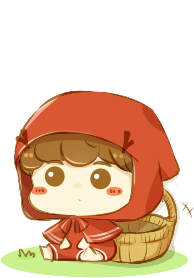 Png Chibi Luhan - Red Velvet Chibi Png (764x1045)