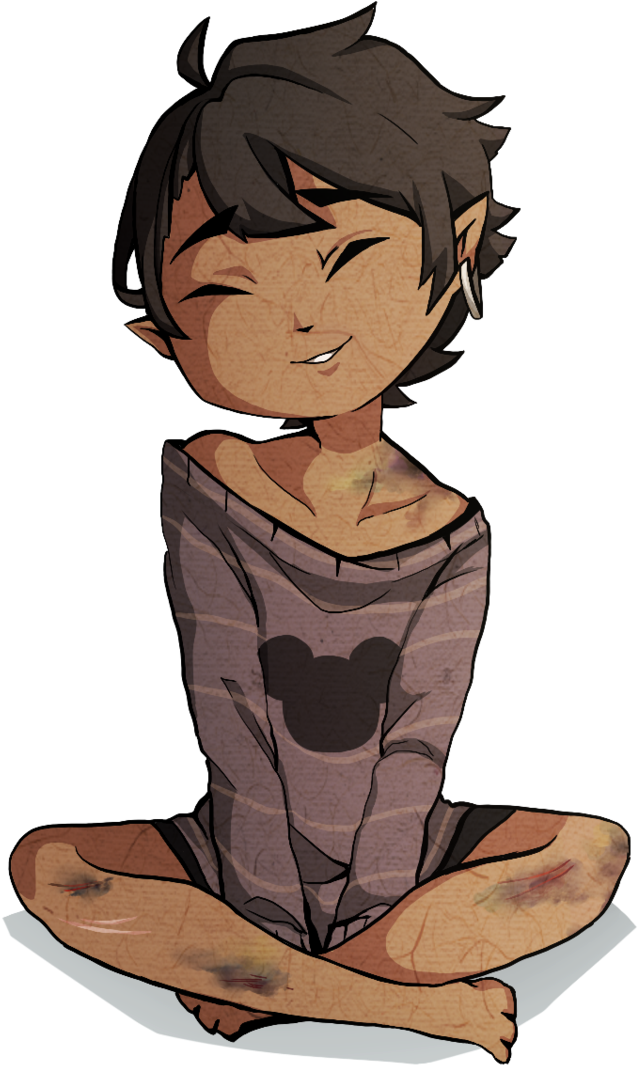 Sweater By Koala-bears - Chibi In A Sweater (708x1129)