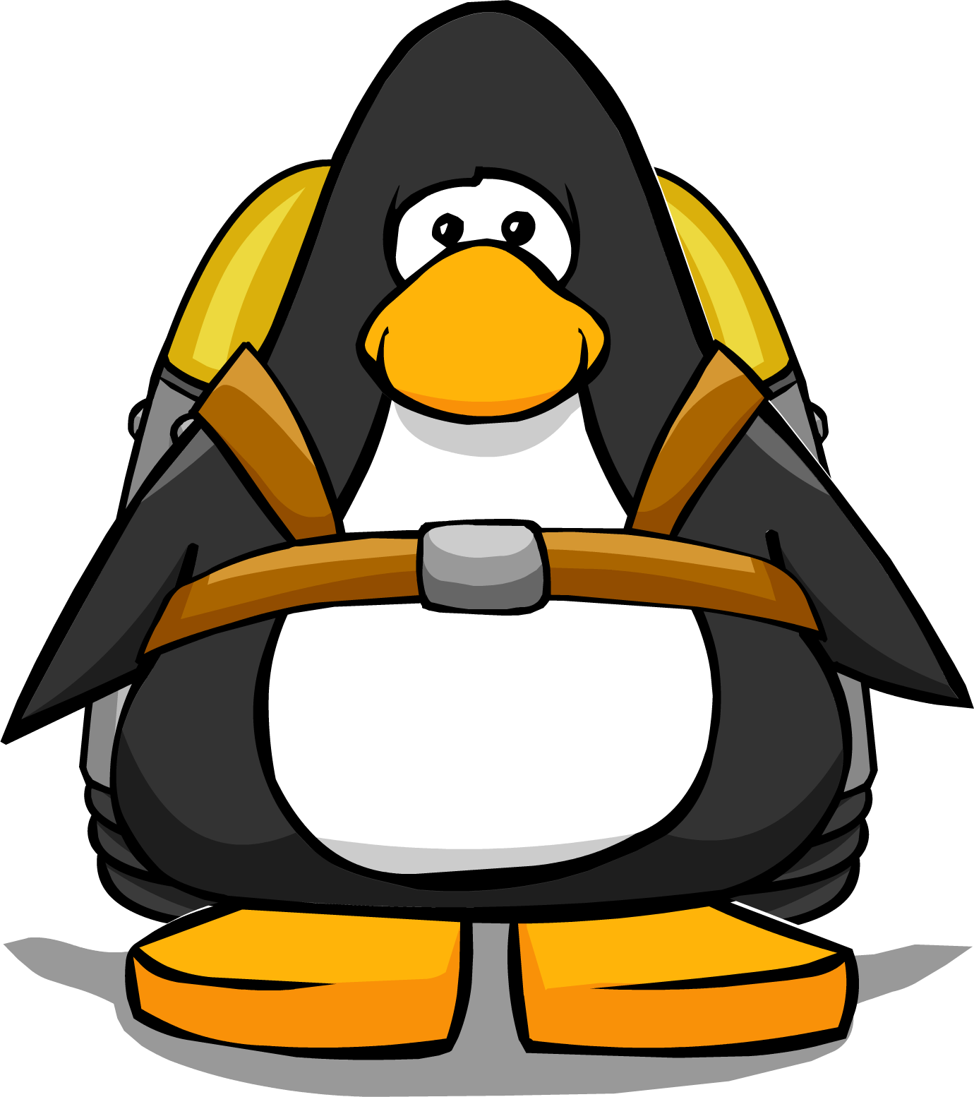 Jet Pack Item From A Player Card - Penguin With Bow Tie (1380x1554)