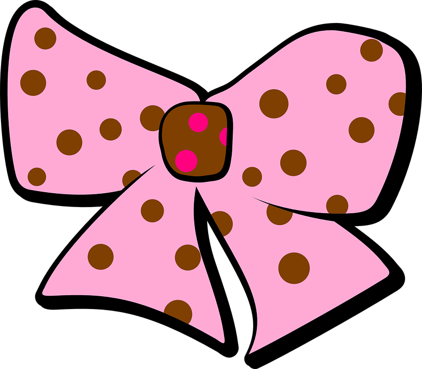 Pink Bow Clipart 8, - โบว์ สีชมพู Png (825x720)