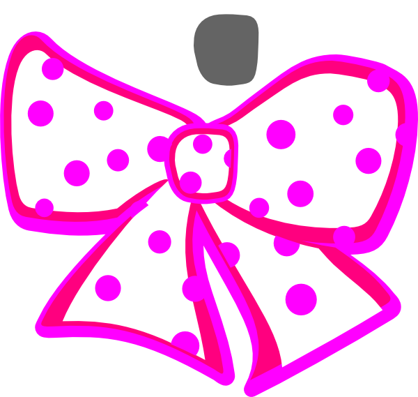 Hair Bow Clip Art (600x569)