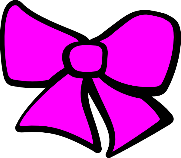 Clipart Hair Bow (600x524)