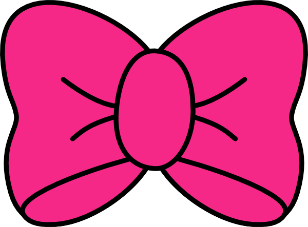 Purple Clipart Hair Bow - Hair Bow Svg File (600x443)