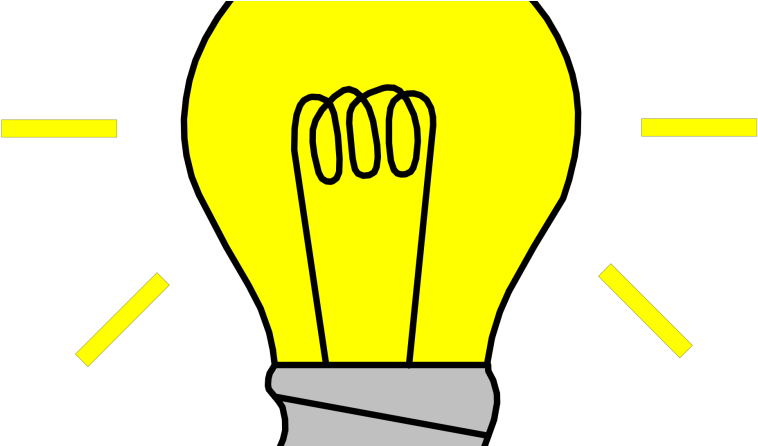 Light Bulb Clip Art Bulb02 - Light Bulb Idea Ornament (round) (800x445)