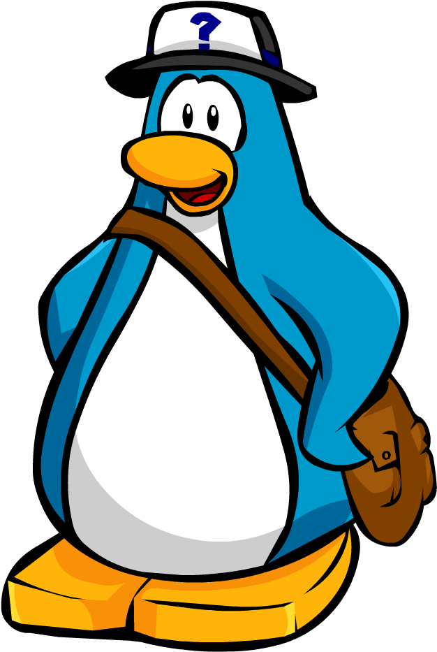 Home Page Light Blue Penguin 2008 Ordinary - Club Penguin Tour Guide (779x932)