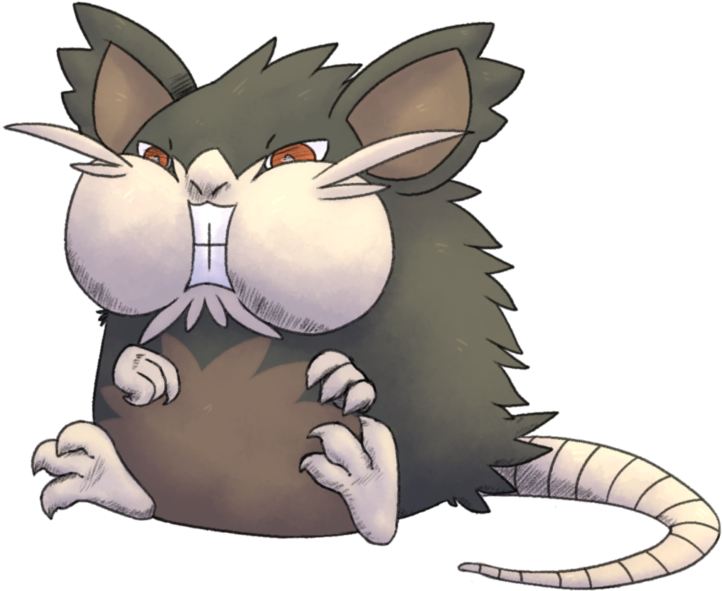 Raticate By Houndbite Raticate By Houndbite - Raticate (1024x845)