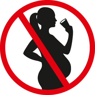 Use Of The “no Alcohol During Pregnancy” Logo Was Extended - Pregnant Alcohol (400x400)