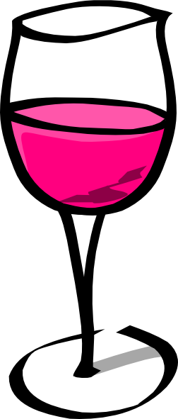 Wine Glass Clip Art (252x591)